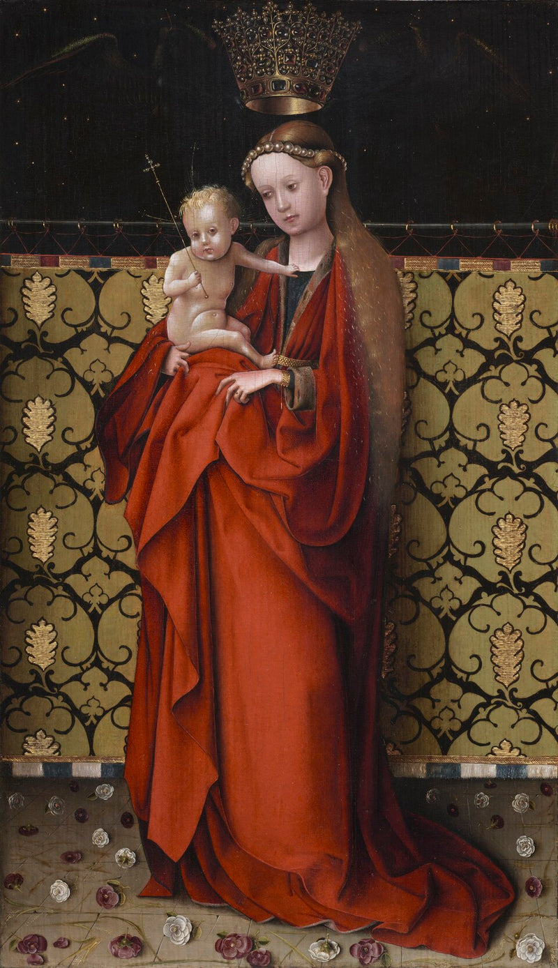 La Vierge couronnée par les anges - Stefan Lochner