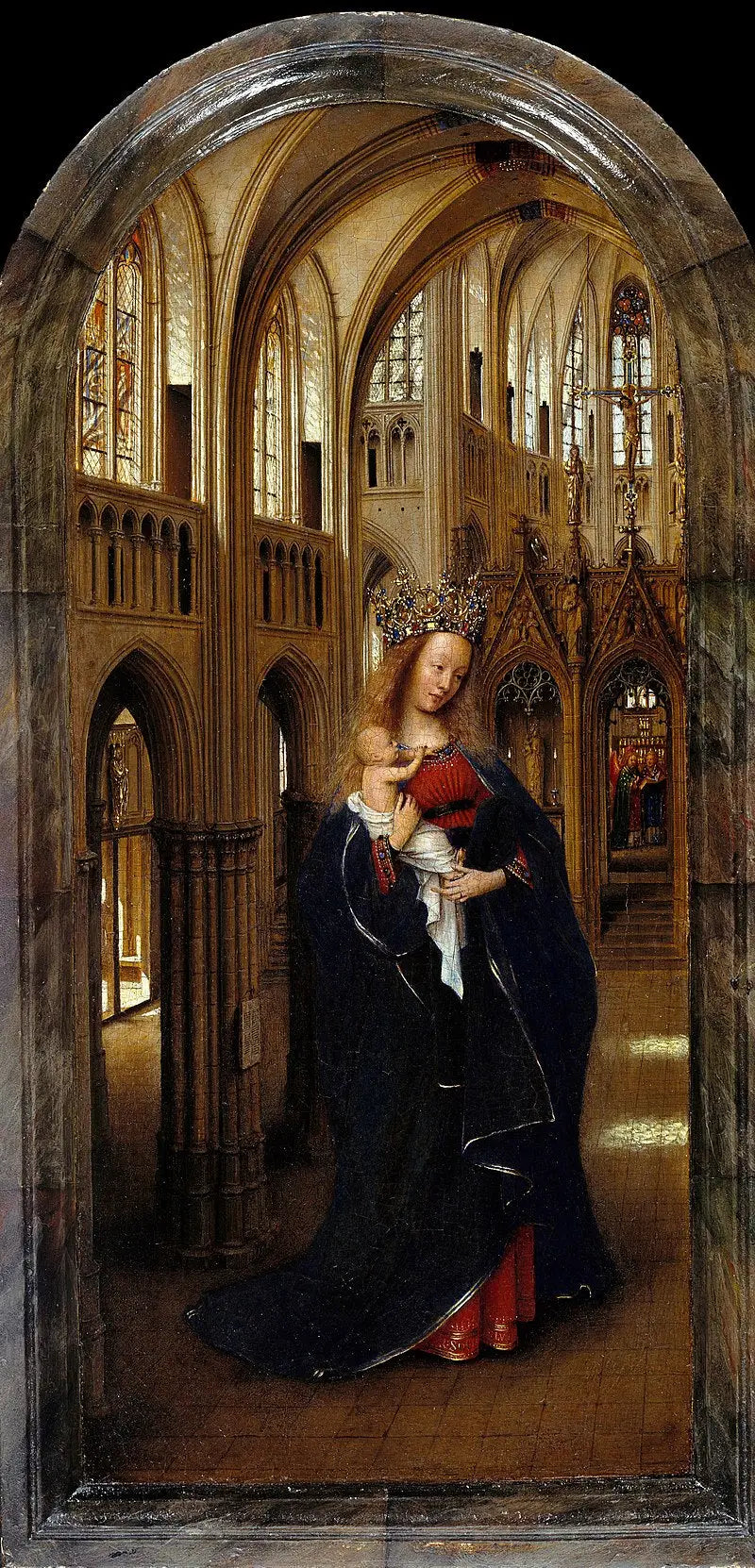 La Vierge dans une église - Jan van Eyck