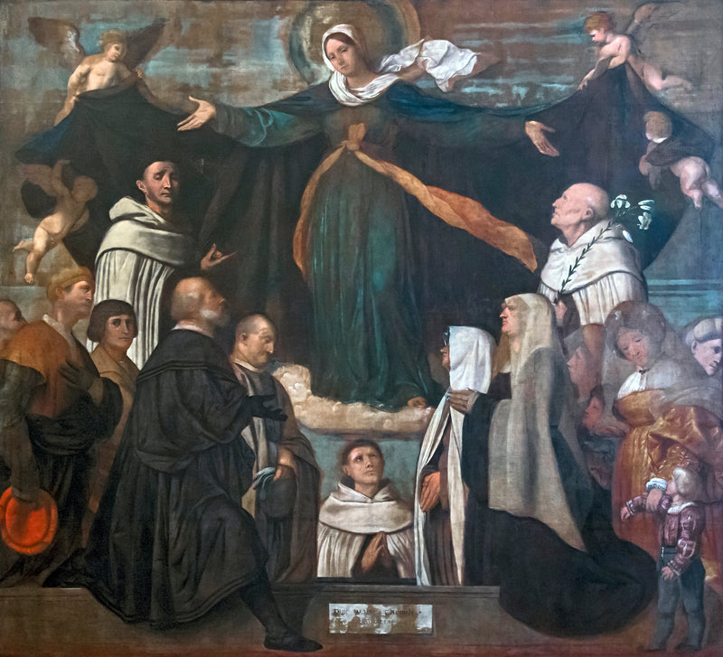 La Vierge du Carmel - Alessandro Bonvicino