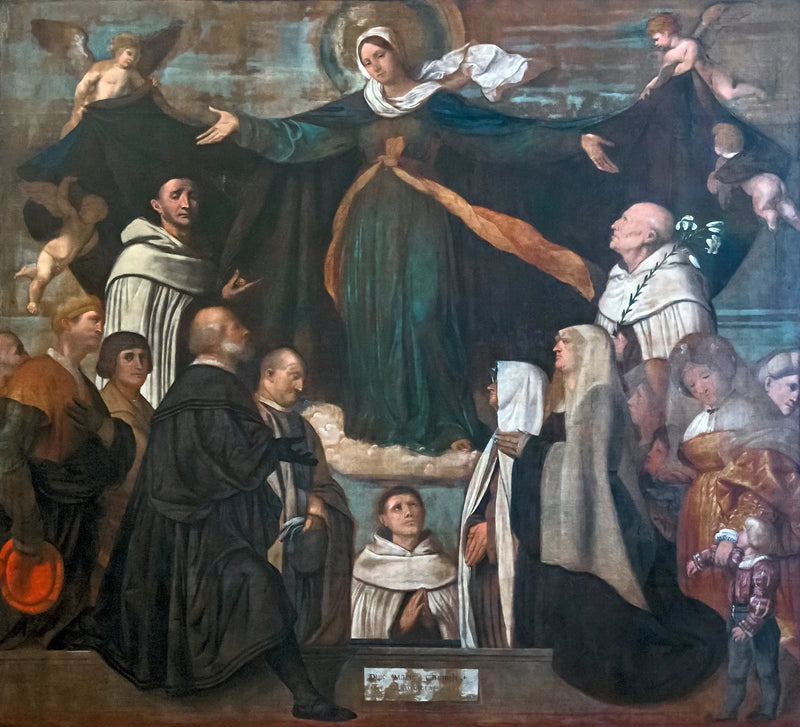 La Vierge du Carmel - Alessandro Bonvicino