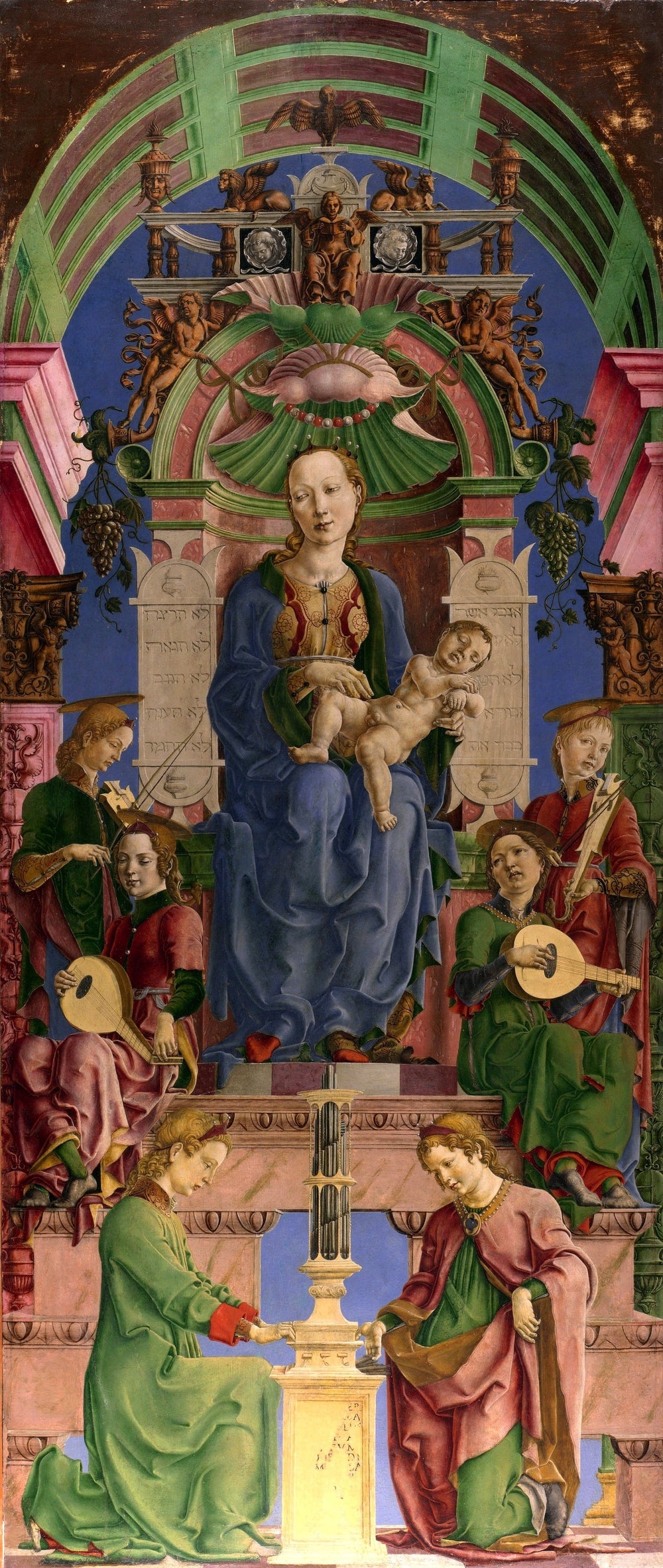 La Vierge et l’Enfant en majesté - Cosmè Tura - Alpha Reproduction