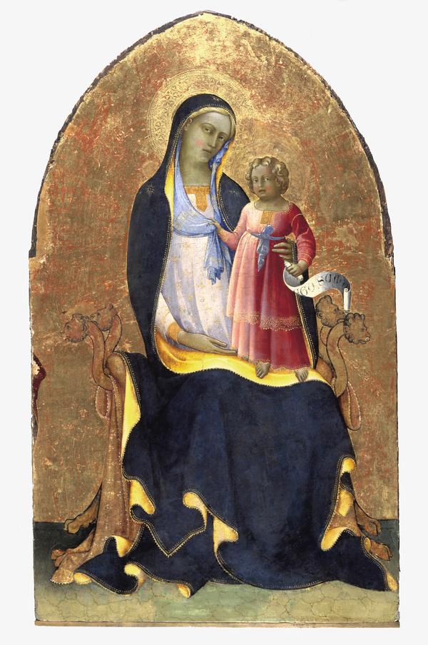 La Vierge et l’Enfant en majesté - Lorenzo Monaco - Alpha Reproduction
