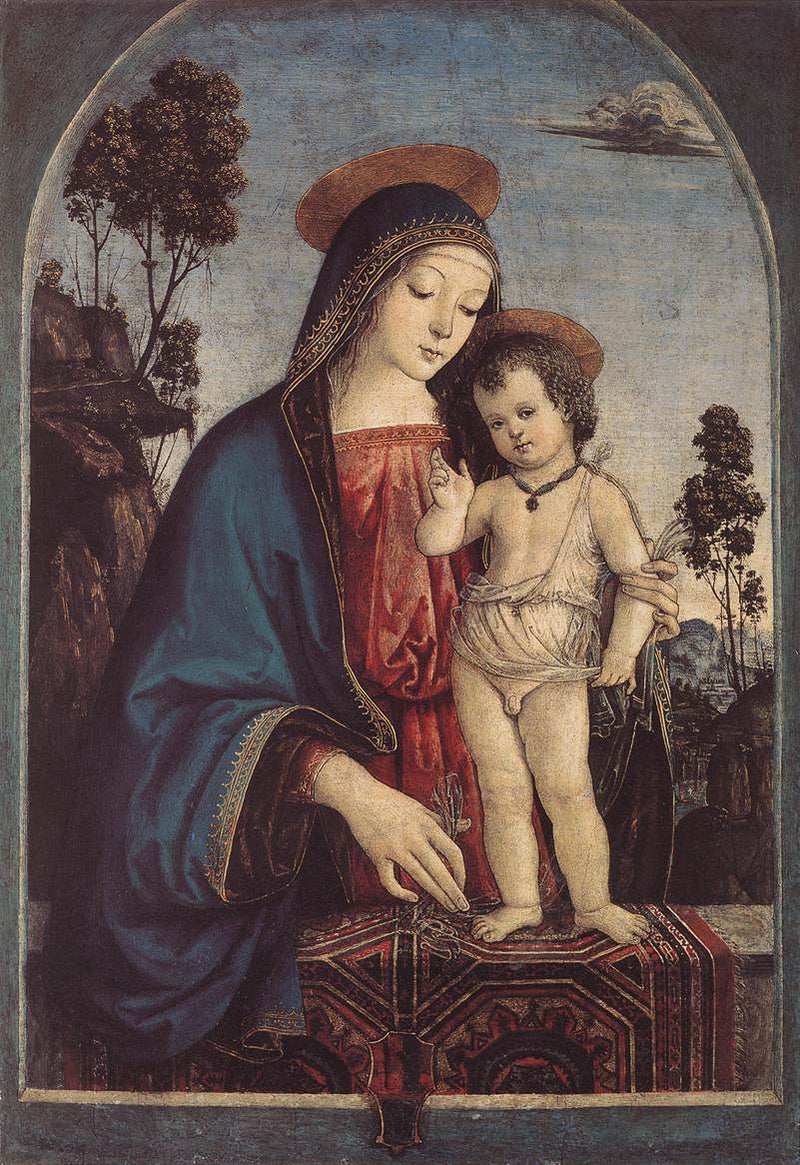 La Vierge et l'Enfant - Pinturicchio