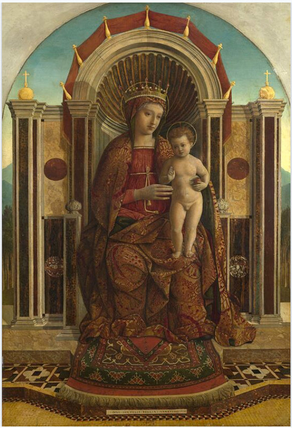 La Vierge et l'Enfant en majesté - Gentile Bellini