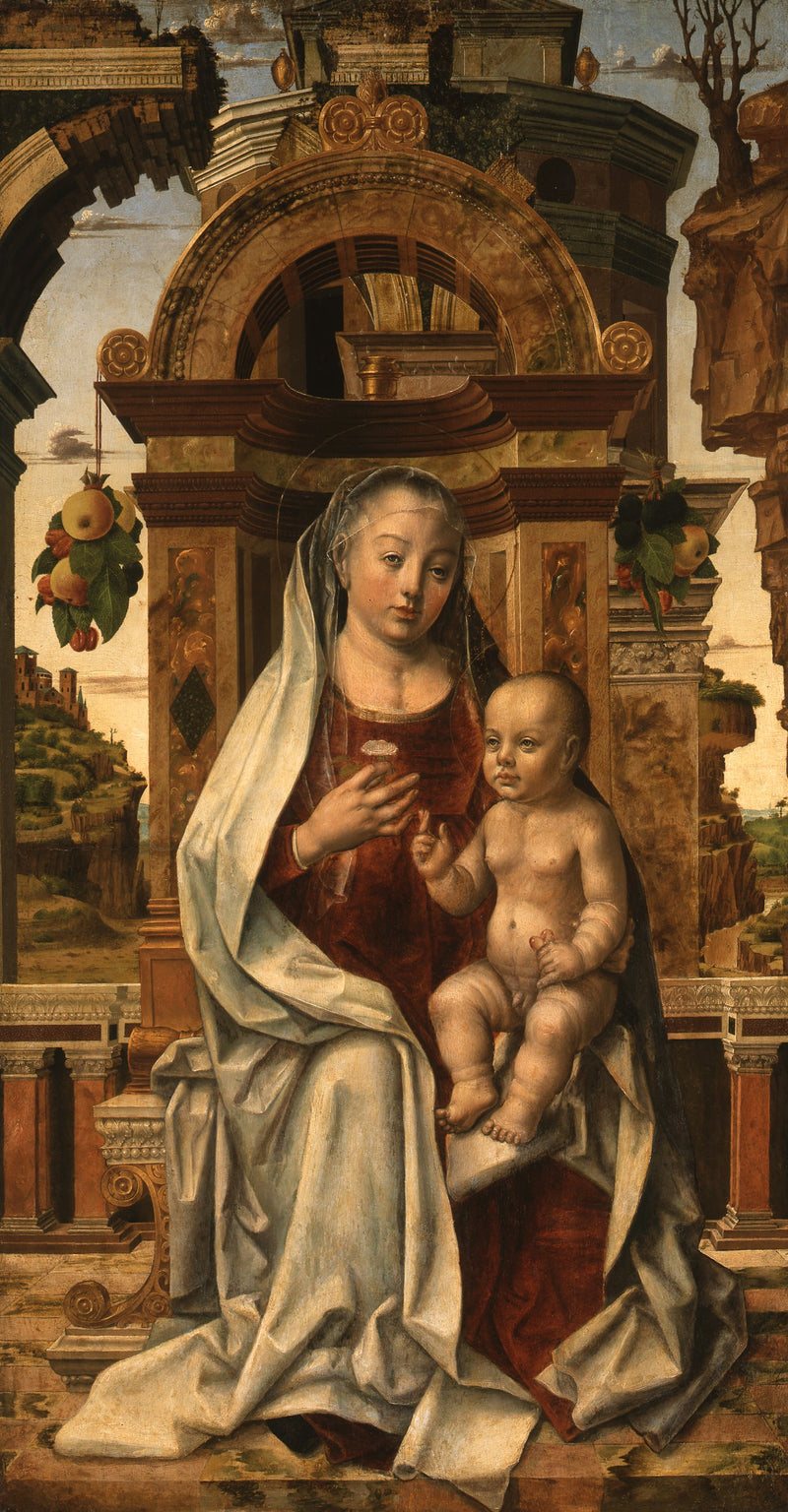 La Vierge et l'Enfant en majesté - Pedro Berruguete