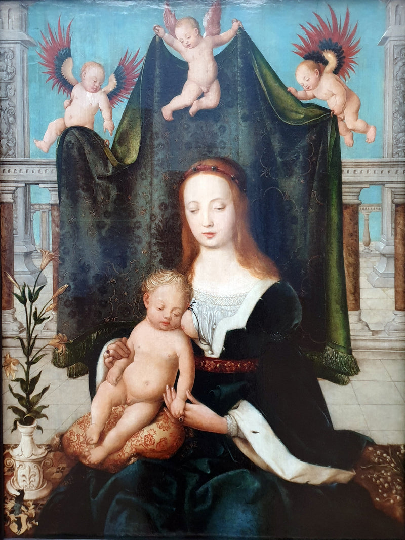 La Vierge et l'Enfant endormi - Hans Holbein the Elder