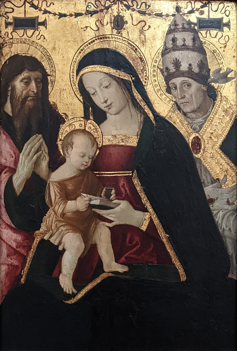 La Vierge et l'Enfant entre saint Jérôme et saint Grégoire le grand - Pinturicchio