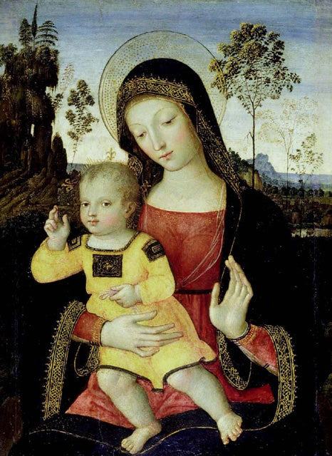 La Vierge et l'Enfant - Pinturicchio