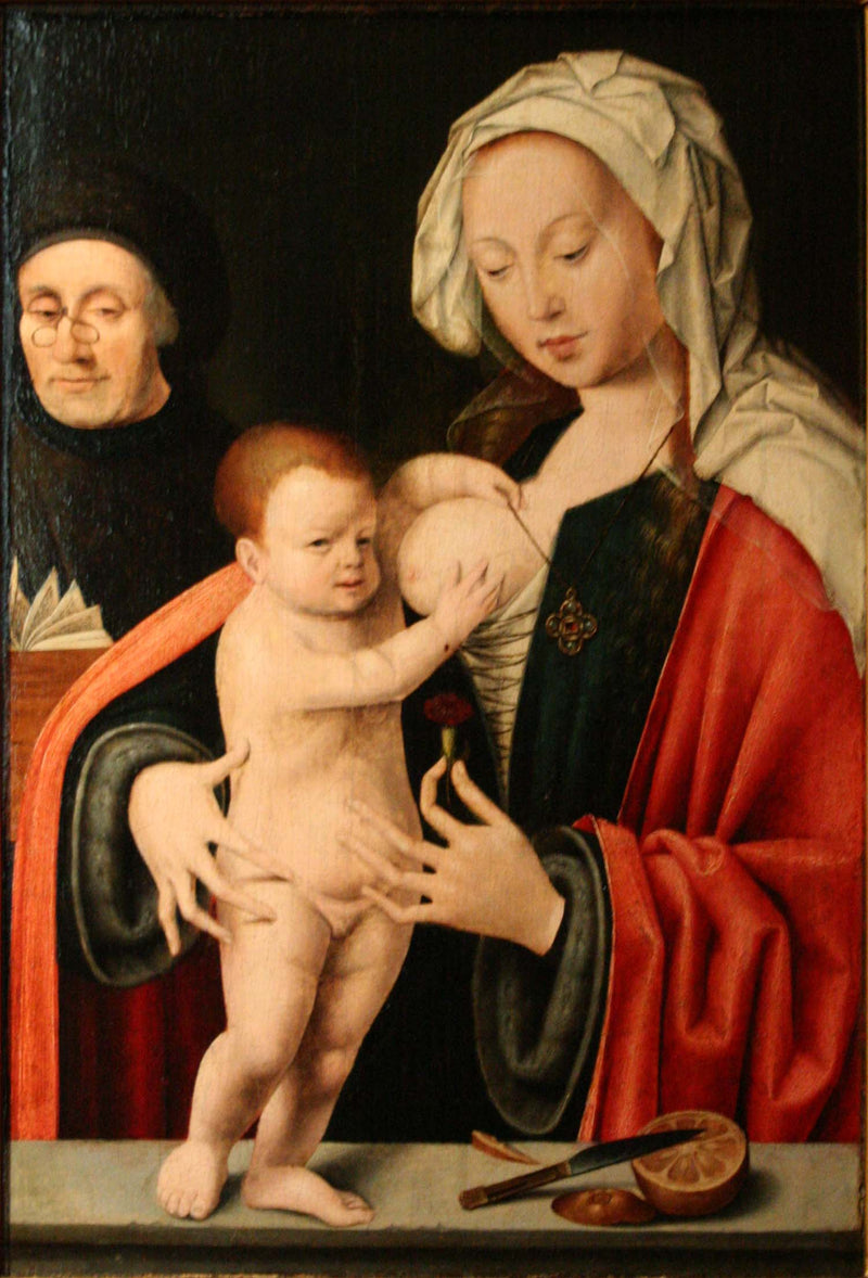 La Vierge, l'Enfant et un donateur - Joos van Cleve