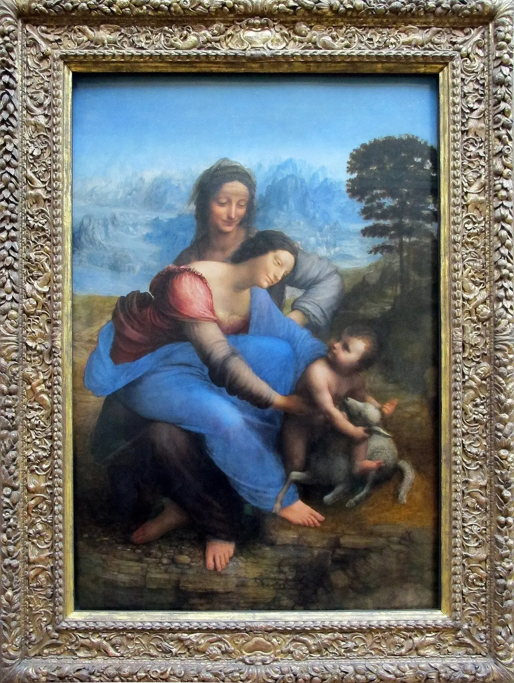 La Vierge l’Enfant Jésus et sainte Anne - Léonard de Vinci - Alpha Reproduction