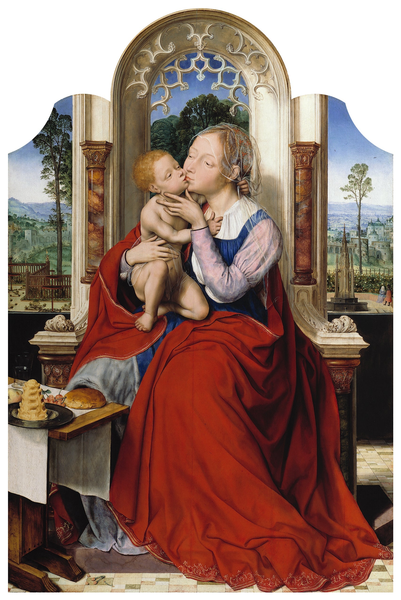 La Vierge Marie intronisée - Quentin Metsys