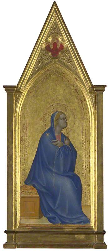 La Vierge : Panneau du Pinacle Gauche - Giovanni da Milano