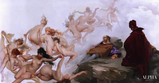 La vision de Faust - Luis Ricardo Falero - Reproductions de tableaux et peintures haut de gamme