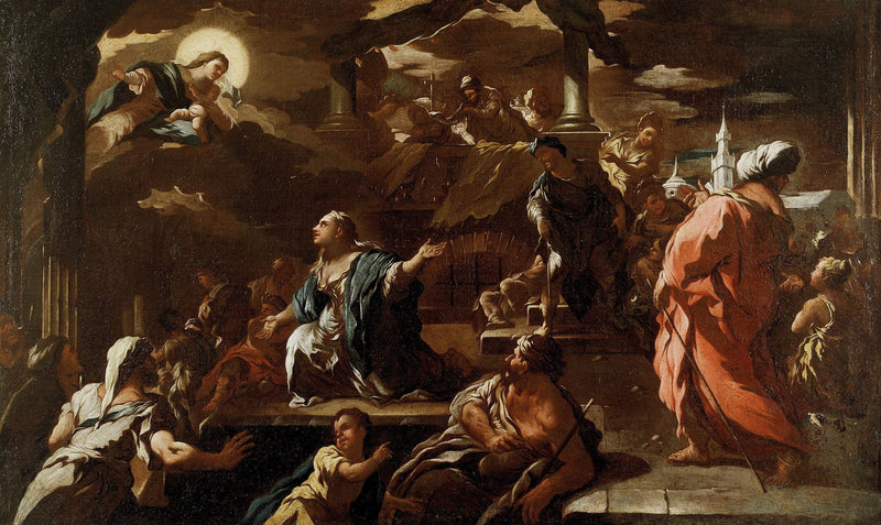 La Vision de Marie l'Egyptienne - Luca Giordano