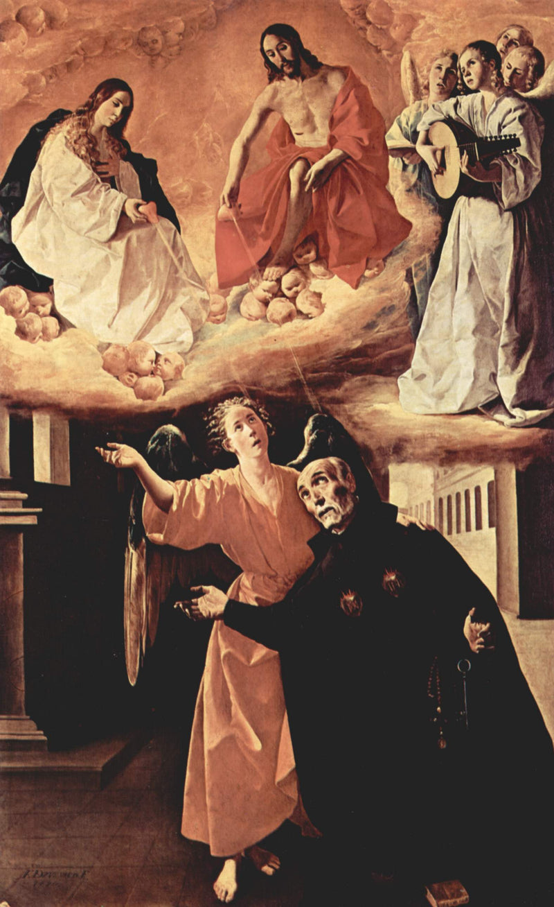 La Vision de Saint Alonso Rodriguez - Francisco de Zurbarán