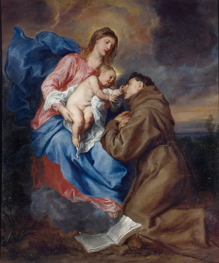 La vision de saint Antoine de Padoue, vers 1629 - Antoine van Dyck