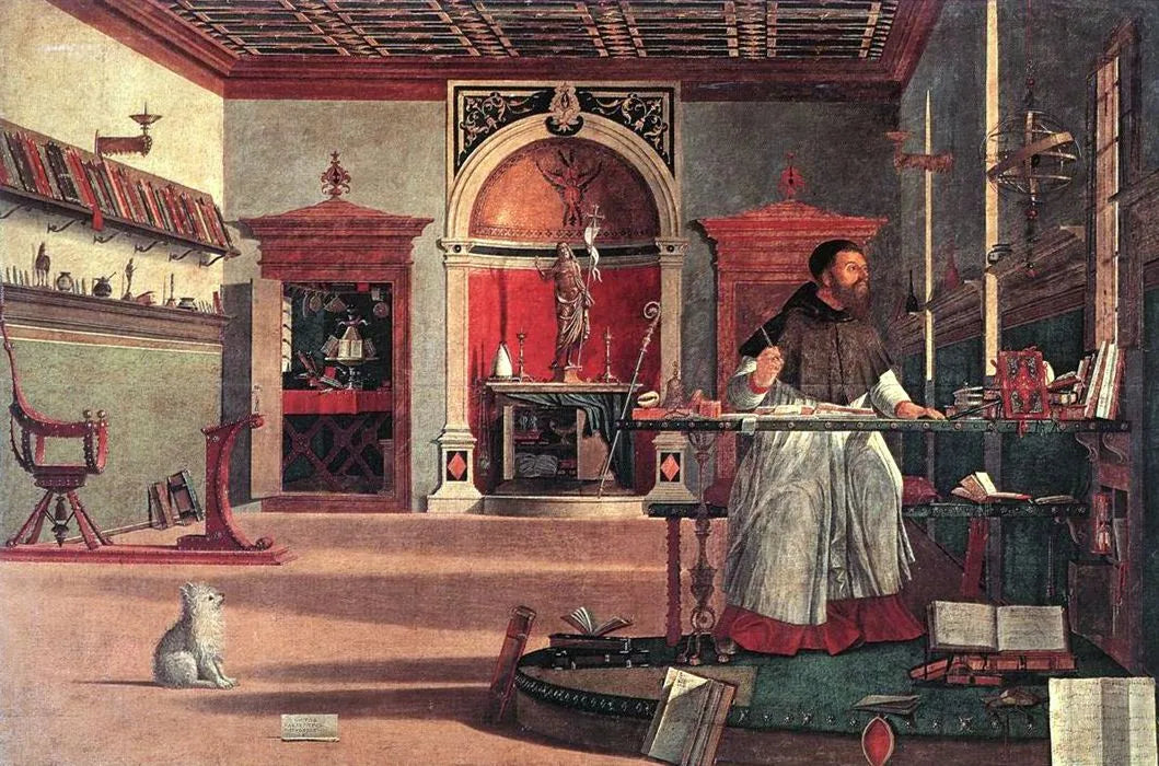 La Vision de saint Augustin - Vittore Carpaccio image 1 reproduction artisanale de tableau