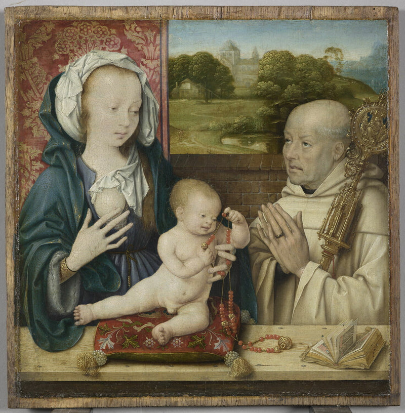 La Vision de saint Bernard - Joos van Cleve