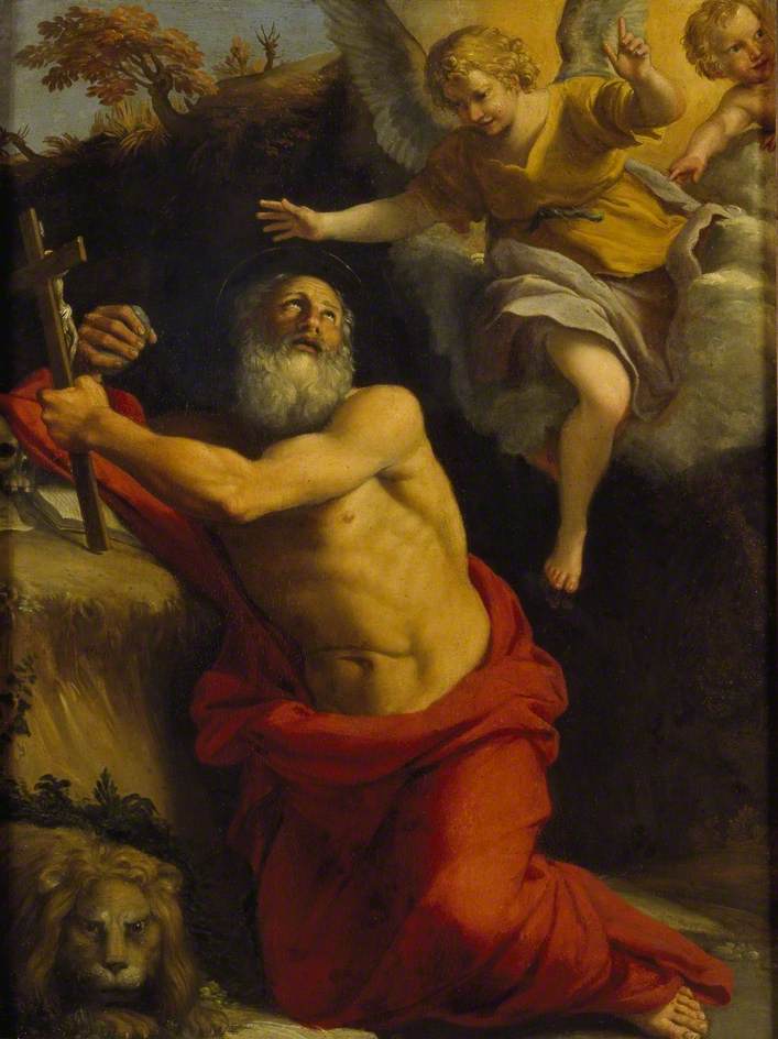 La vision de saint Jérôme - Domenichino