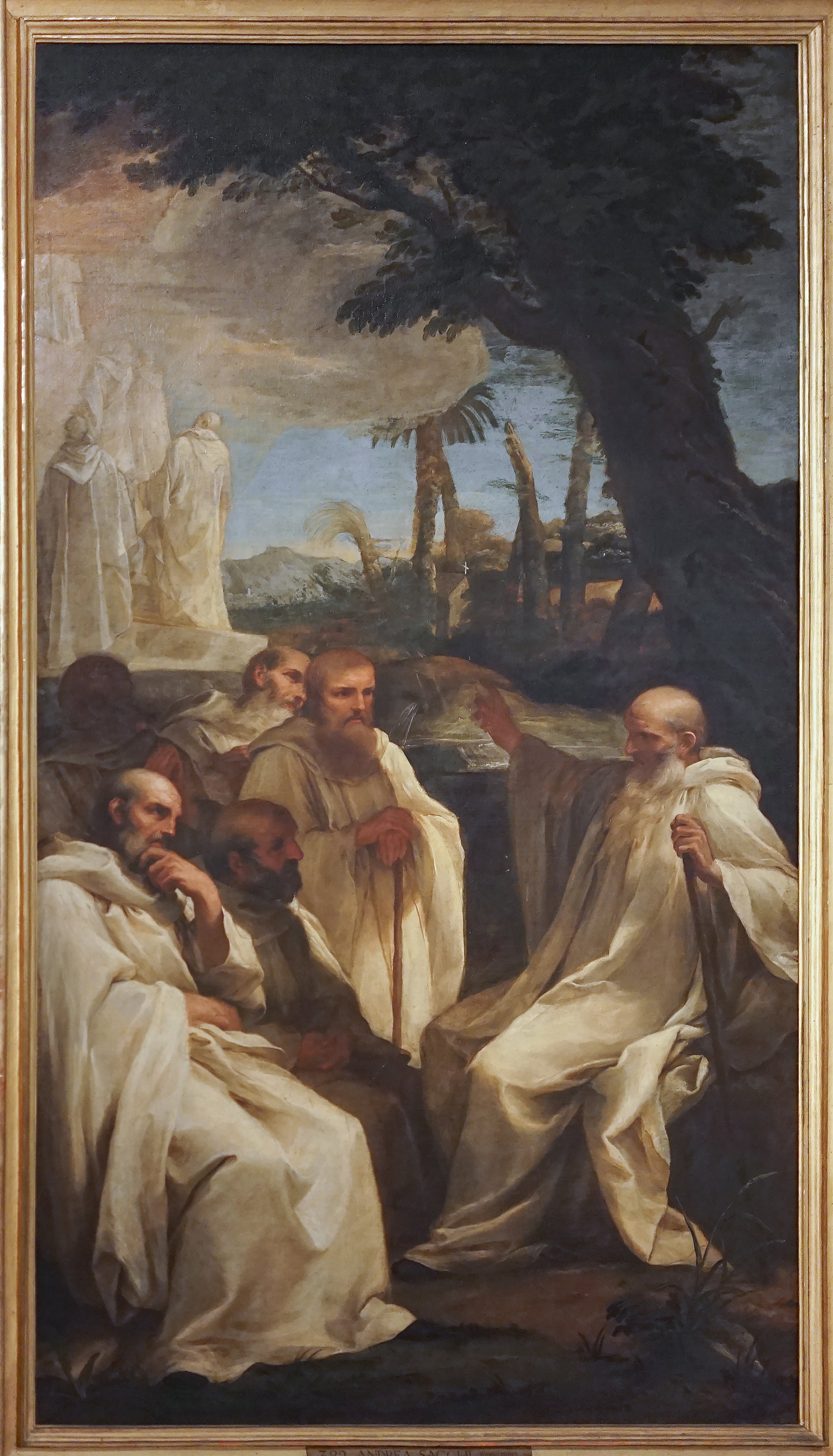 La Vision de saint Romuald - Andrea Sacchi