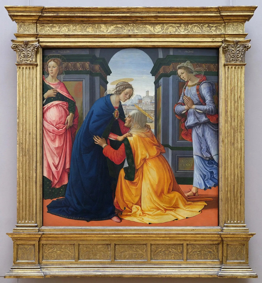 La Visitation avec Marie-Jacobie et Marie-Salomé - Domenico Ghirlandaio