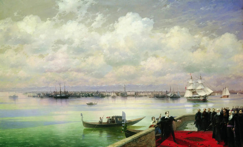 La visite de Byron aux Mekhitaristes à San Lazzaro - Ivan Aïvazovski