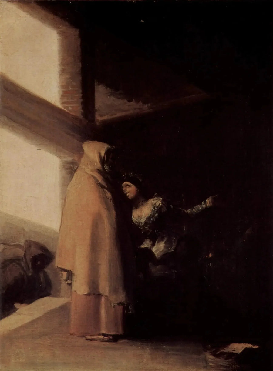 La visite du frère - Francisco de Goya