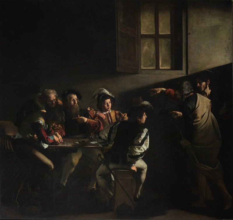 La Vocation de saint Matthieu - Le Caravage