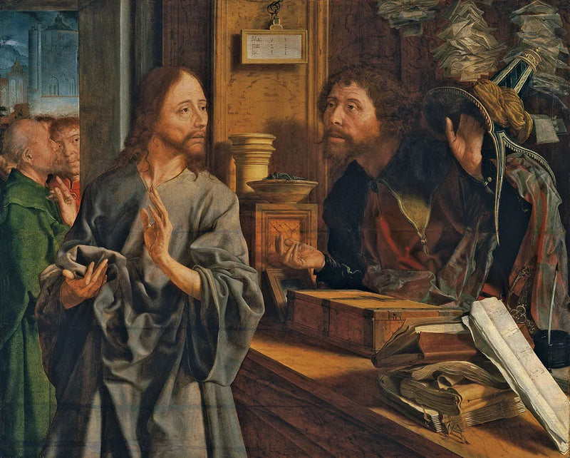 La Vocation de Saint Matthieu. - Marinus van Reymerswale