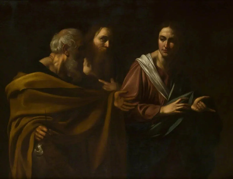 La vocation des saints Pierre et André - Le Caravage