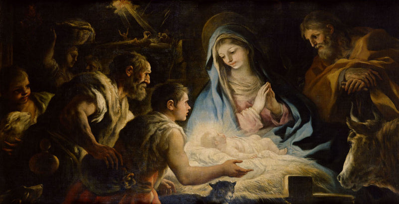 L'Adoration des bergers (1696) - Luca Giordano