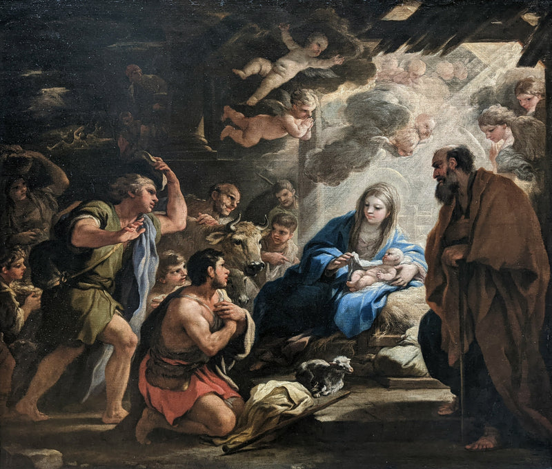 L'Adoration des bergers - Luca Giordano