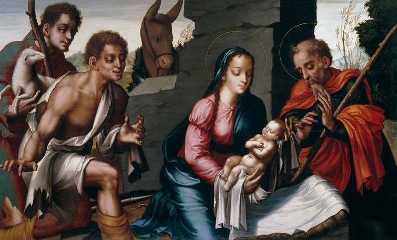 L'Adoration des bergers - Luis de Morales