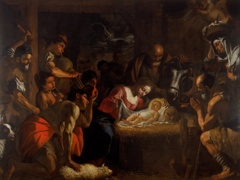 L'Adoration des bergers - Mattia Preti