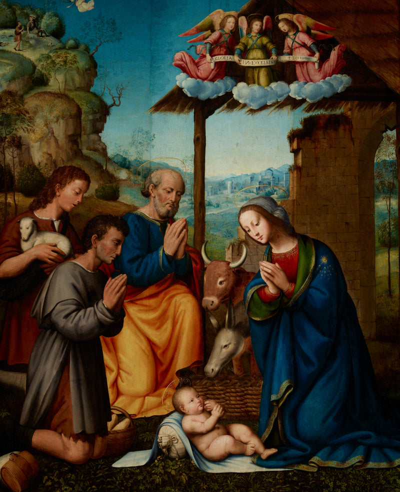 L’Adoration des bergers - Tommaso Lunetti