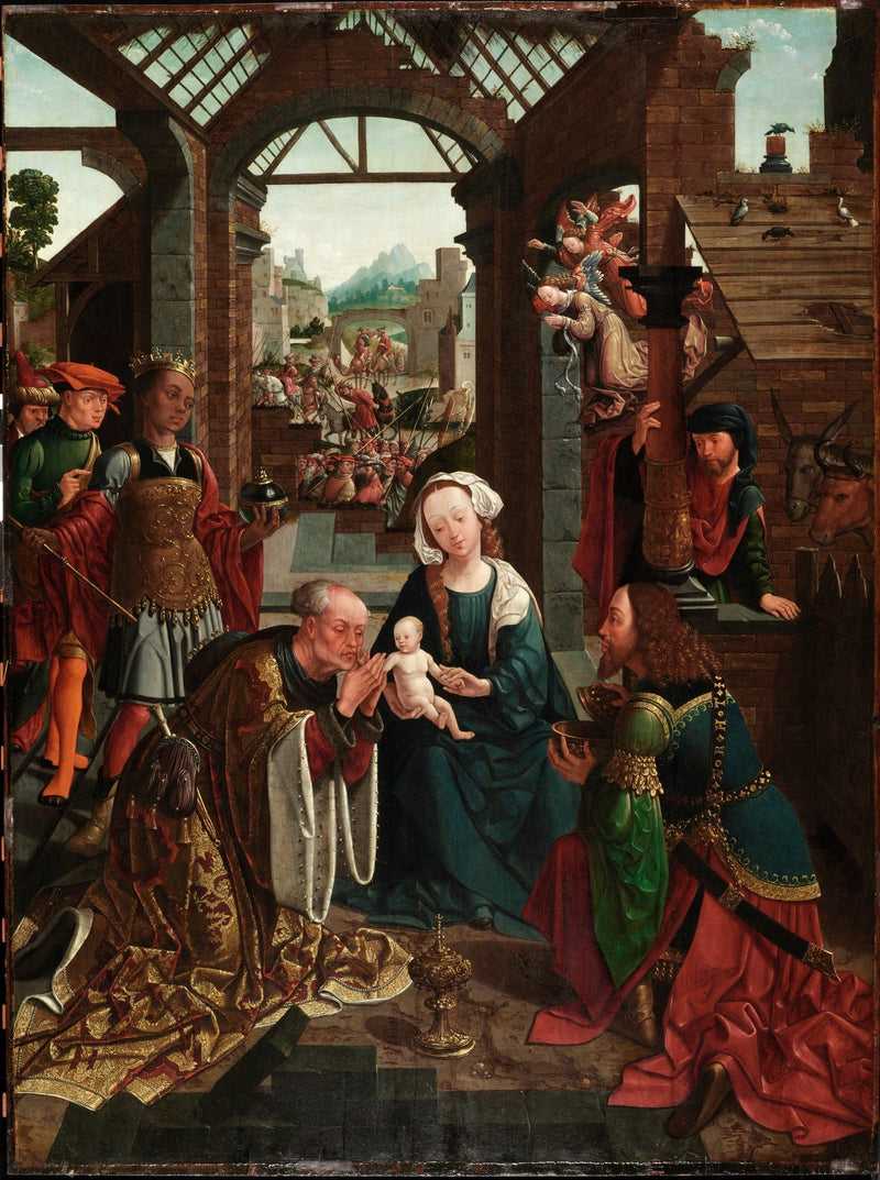 L'Adoration des Rois - Jacob Cornelisz van Oostsanen