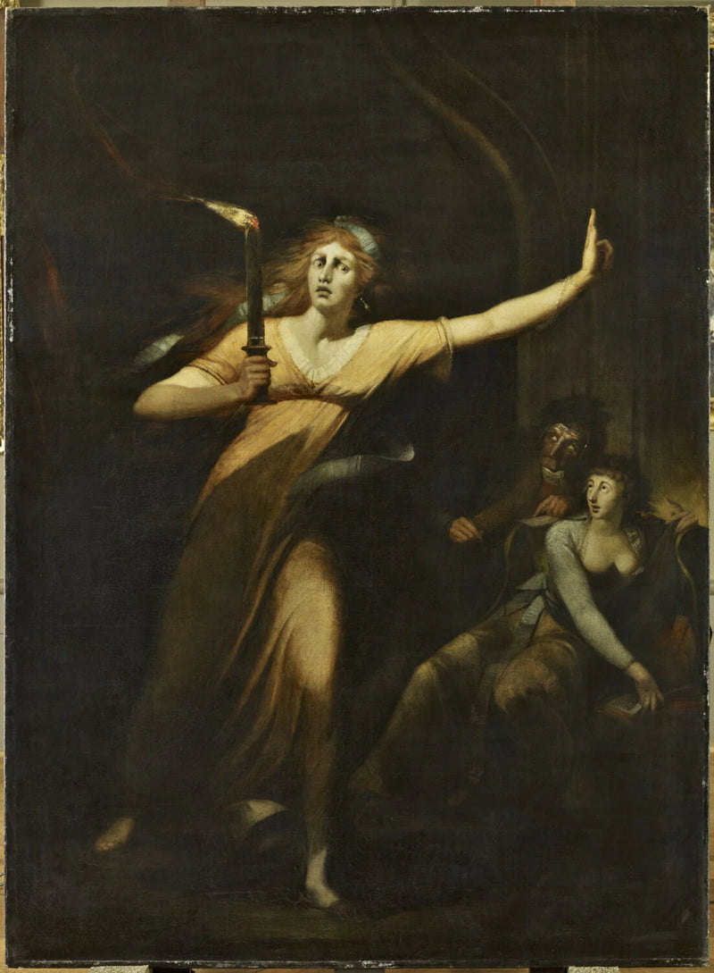 Lady Macbeth marchant dans son sommeil, dit aussi Lady Macbeth somnambule - Johann Heinrich Füssli