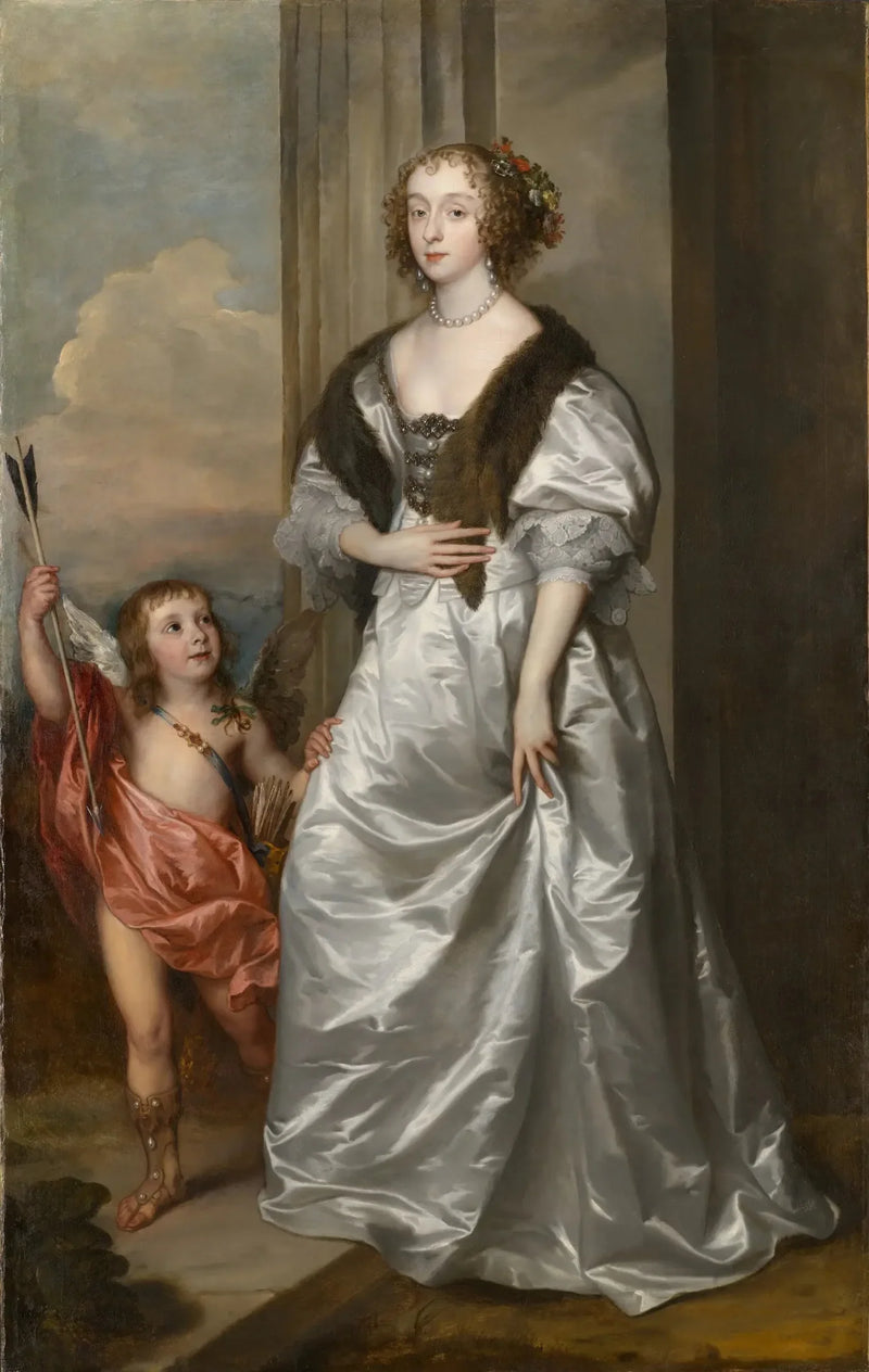 Lady Mary Villiers, future duchesse de Richmond et Lennox, avec Charles Hamilton, Lord Arran - Antoine van Dyck
