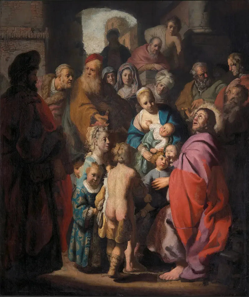 Laissez venir à moi les petits enfants - Rembrandt