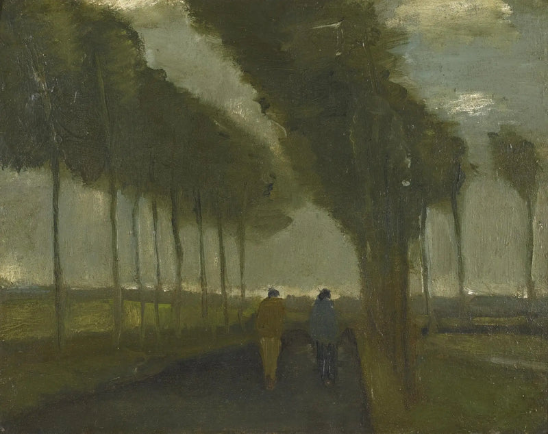 L'Allée aux deux promeneurs - Vincent van Gogh