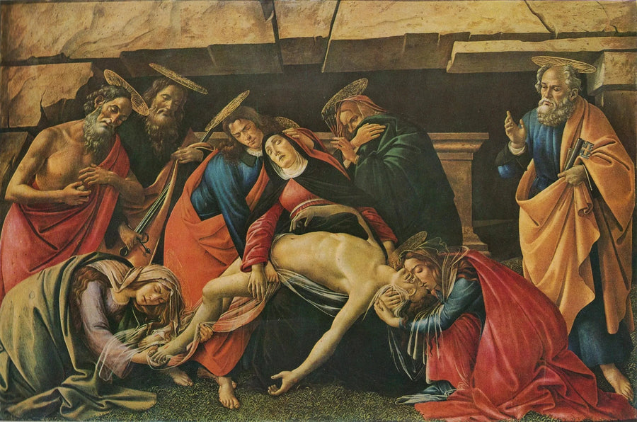 La Lamentation sur le Christ mort de Munich, vers 1490-1495 – Botticelli