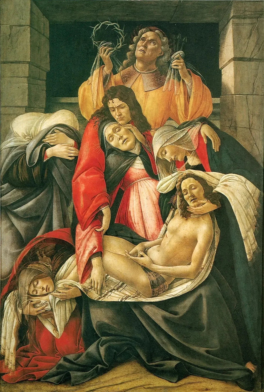 La Lamentation sur le Christ mort, vers 1495-1500 – Botticelli, Poldi Pezzoli