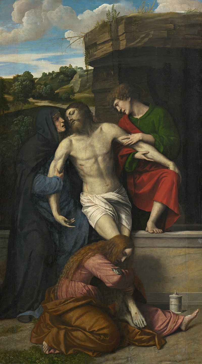 Lamentation sur le Christ mort - Alessandro Bonvicino