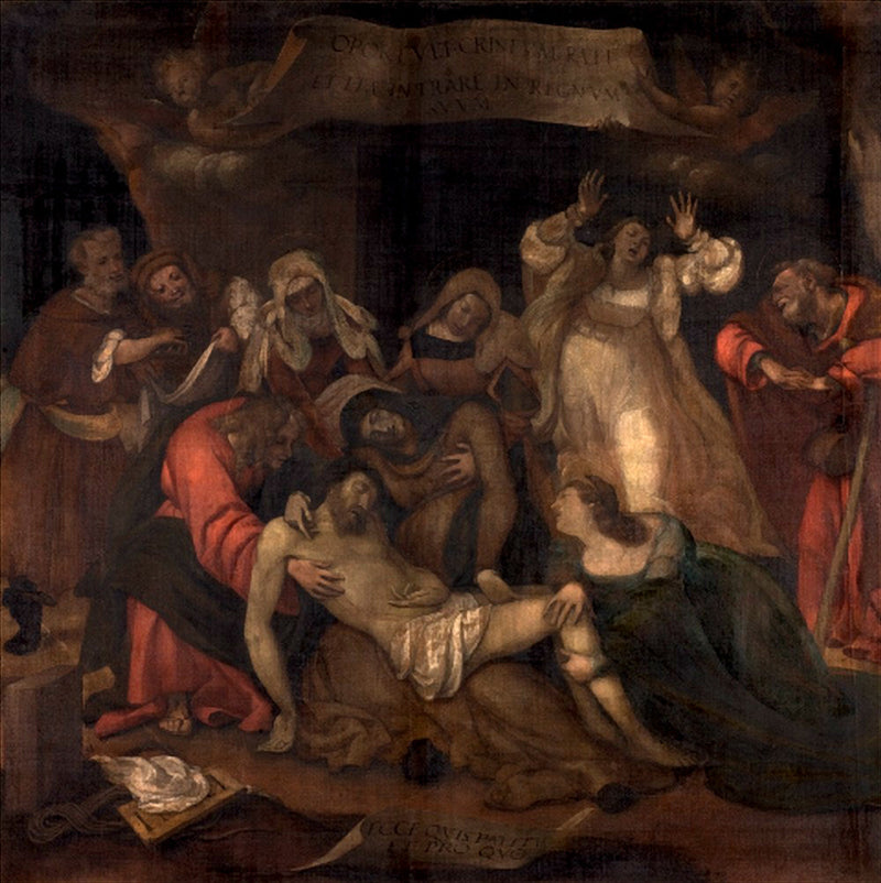 Lamentation sur le Christ mort - Lorenzo Lotto