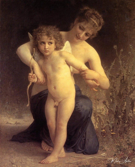 L'amour désarmé - William Bouguereau - Reproductions de tableaux et peintures haut de gamme