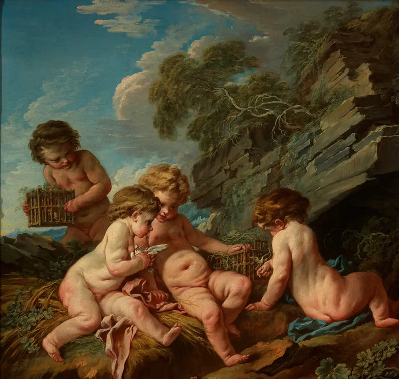 L'Amour oiseleur - François Boucher