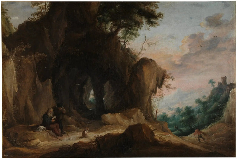 Landscape with a Hermit - David Teniers le Jeune