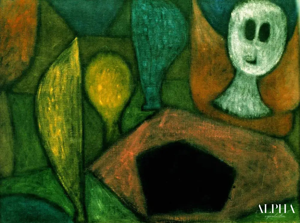 L'ange de la mort - Paul Klee - Reproductions de tableaux et peintures haut de gamme