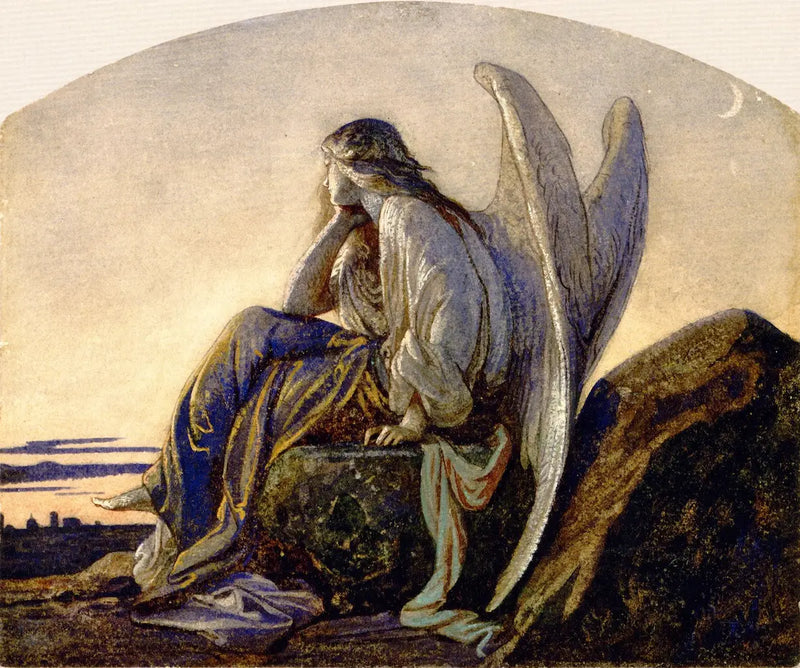 L'Ange du soir veillant sur une ville - Alexandre Cabanel