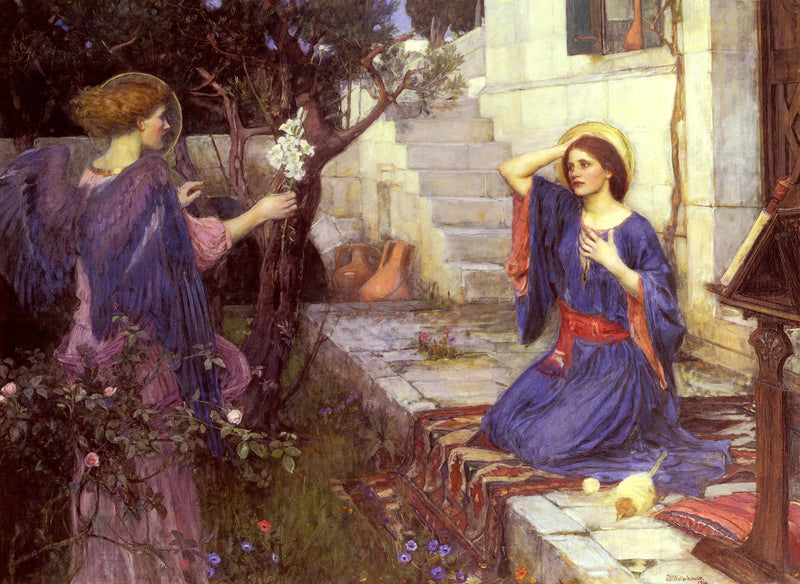L'Annonciation - John William Waterhouse